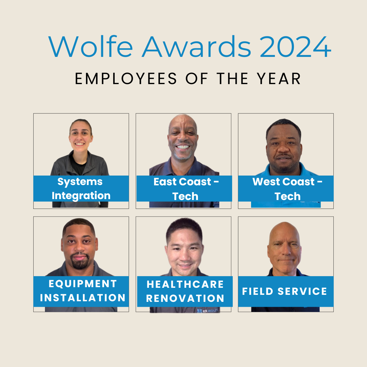 KR Wolfe Inc. Celebrates Our 2024 Employees of the Year -A Team That Delivers Excellence to Our Customers